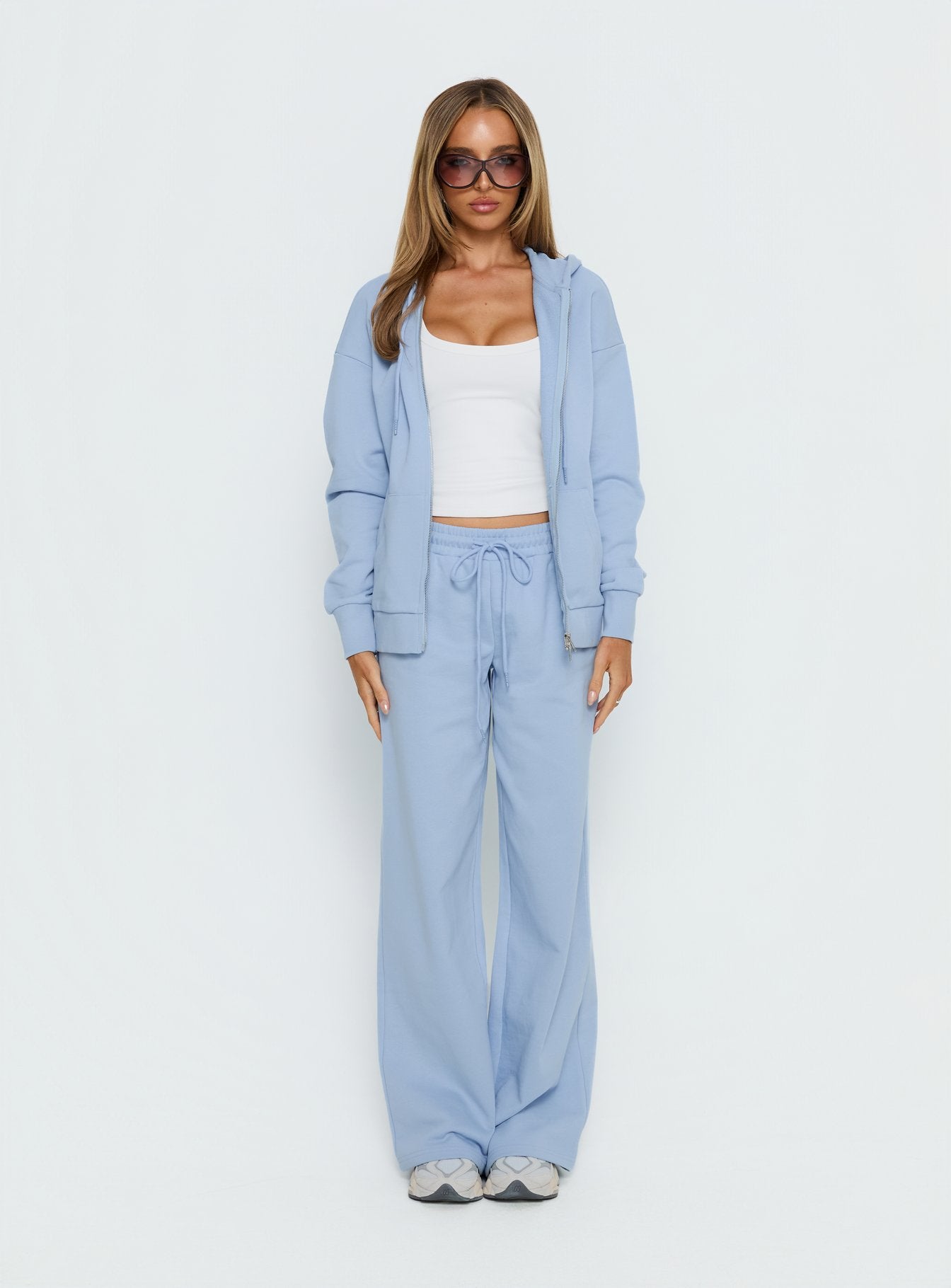 All Day Oversized Hoodie Icy Blue - Image 7