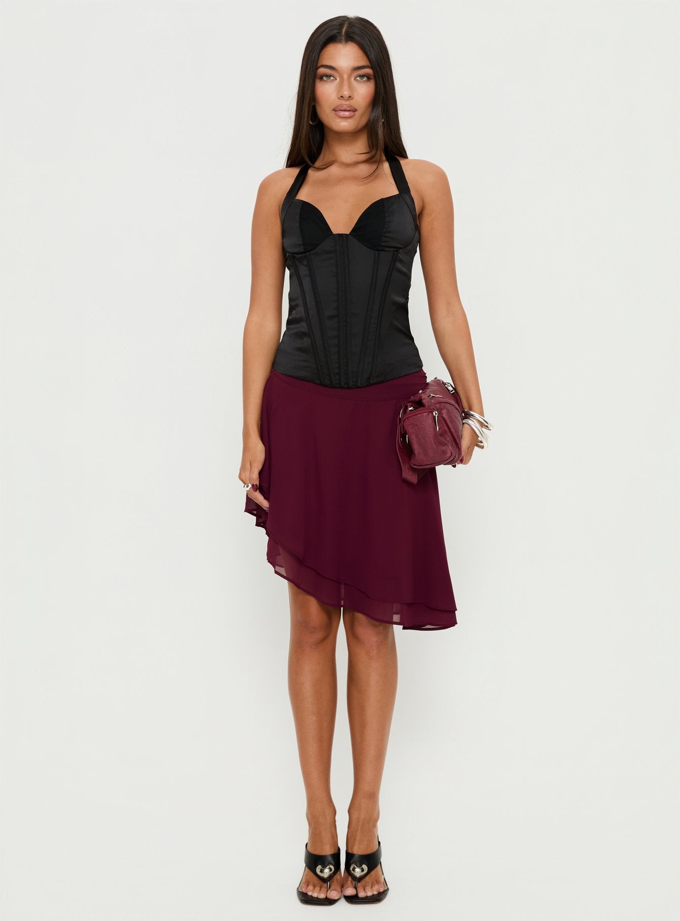 Raeshelle Halter Corset Top Black - Image 7