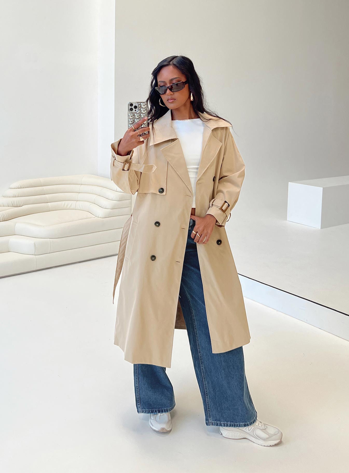 Westwind Trench Coat Natural - Image 6