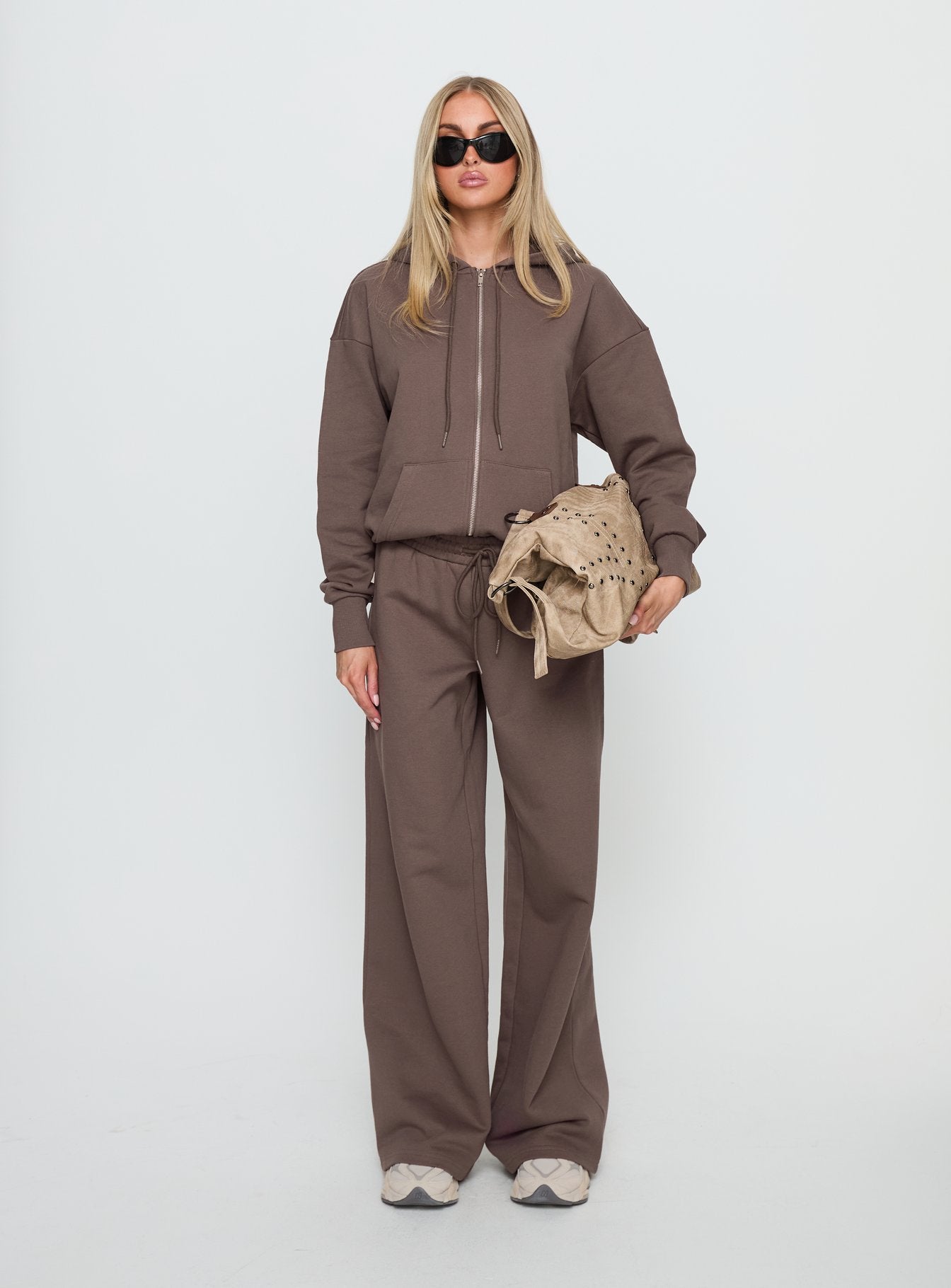 All Day Straight Leg Sweatpants Mocha - Image 7