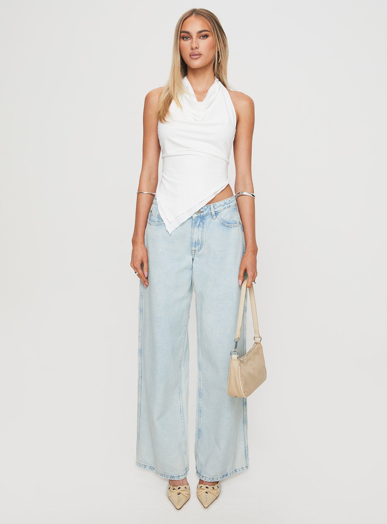 Brayden Low Rise Relaxed Jeans Light Acid Wash - Image 7