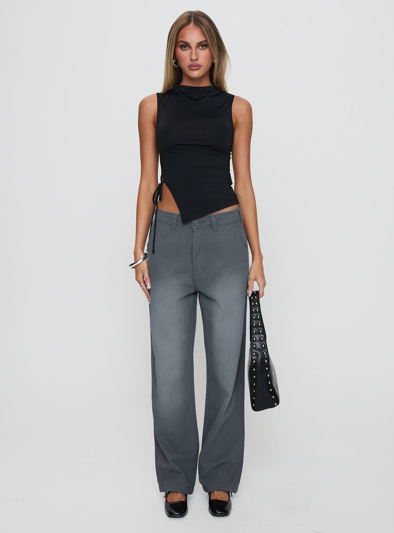 Solarah Tie Side Top Black - Image 7