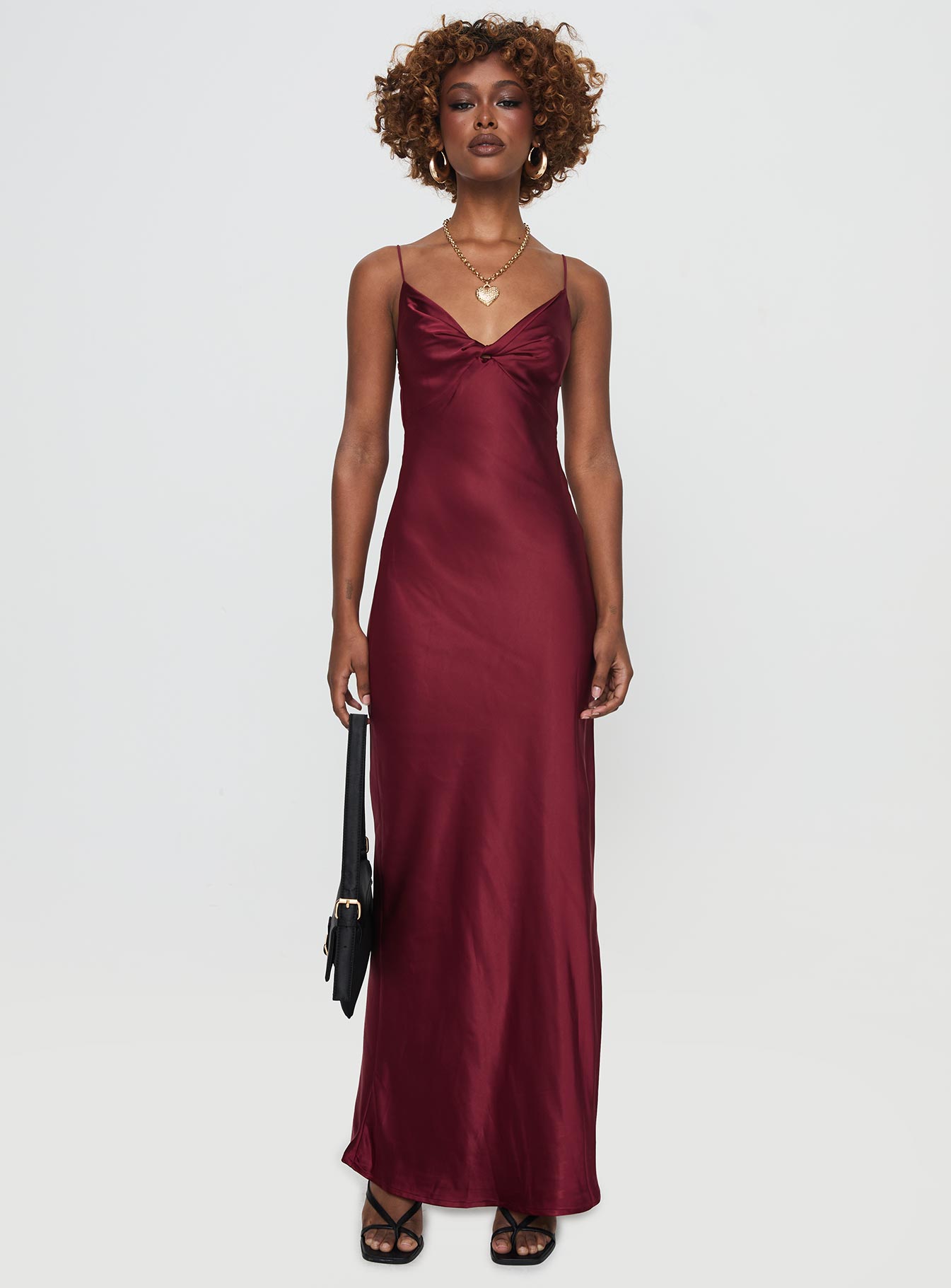 Marilyn Maxi Dress Wine - Image 8