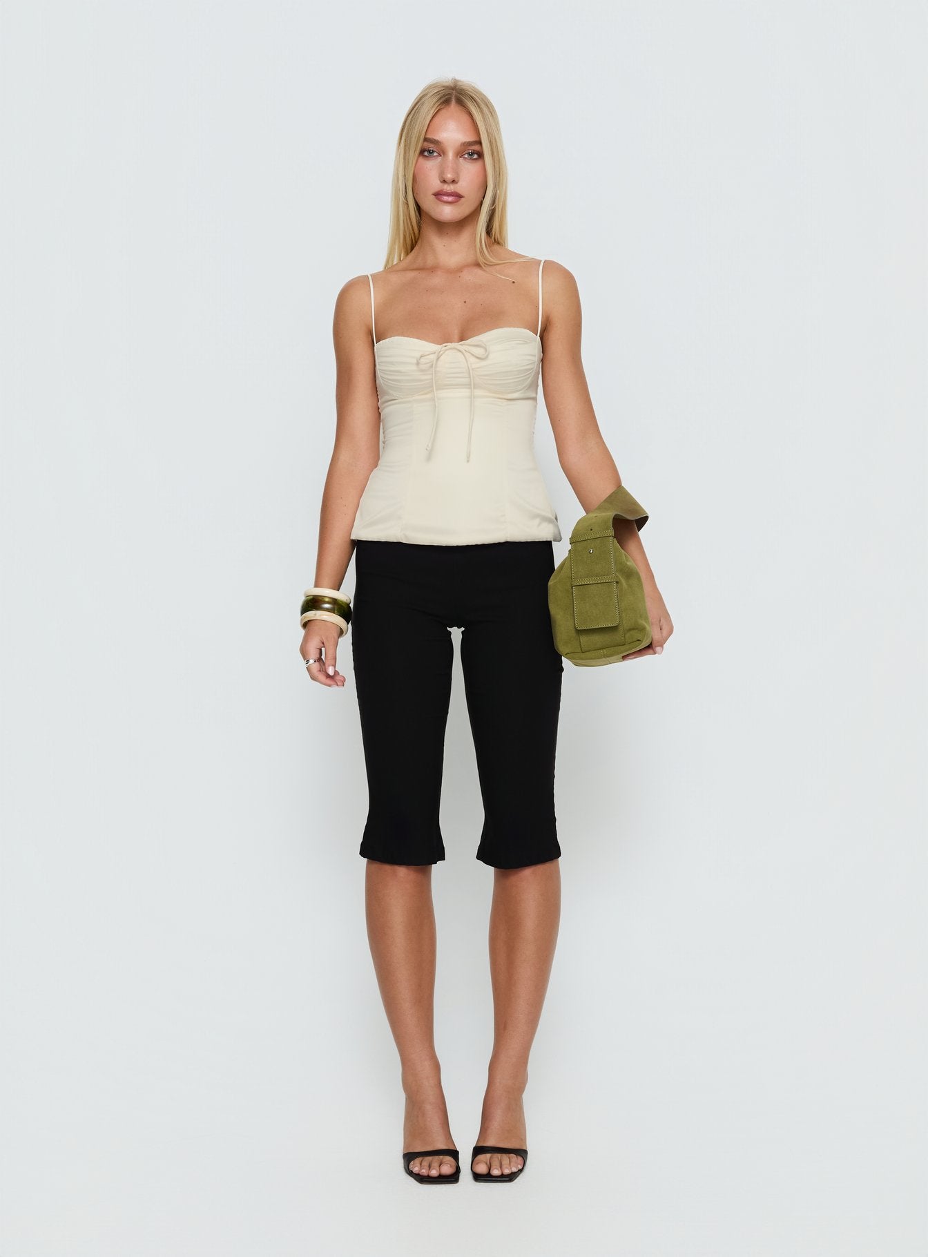 Hildy Tie Back Top Butter - Image 7