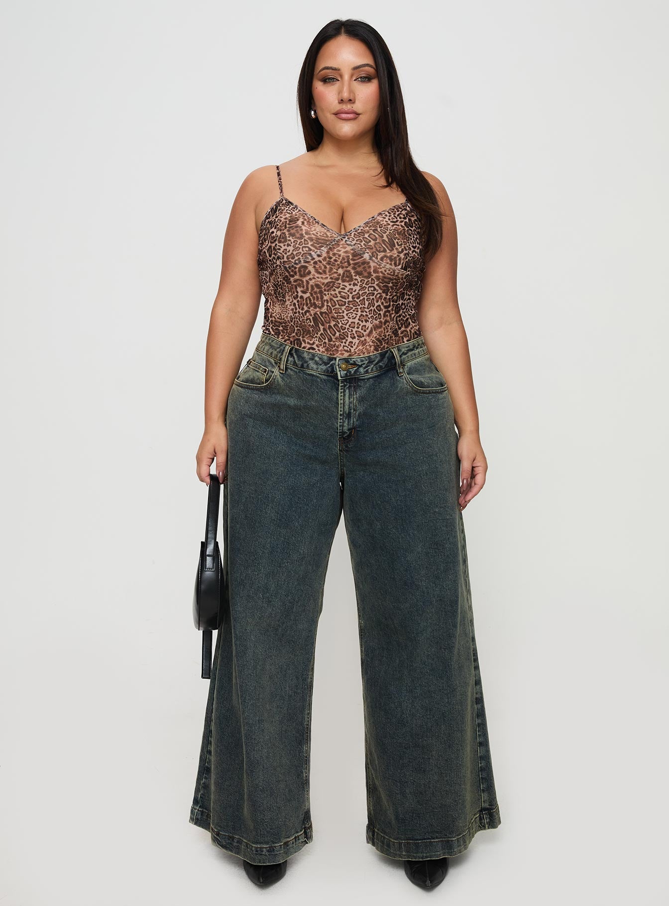Ziggie Low Rise Baggy Jeans Antique Wash Curve - Image 6
