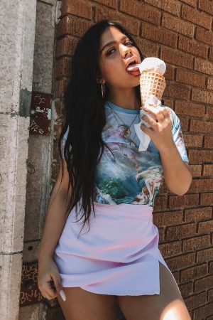 The Lola Mini Skirt Pink