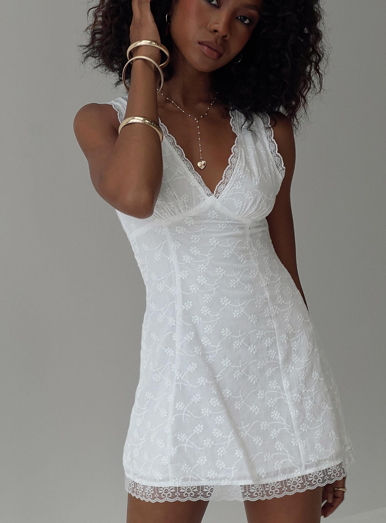 Gimmie Mini Dress White - Image 8