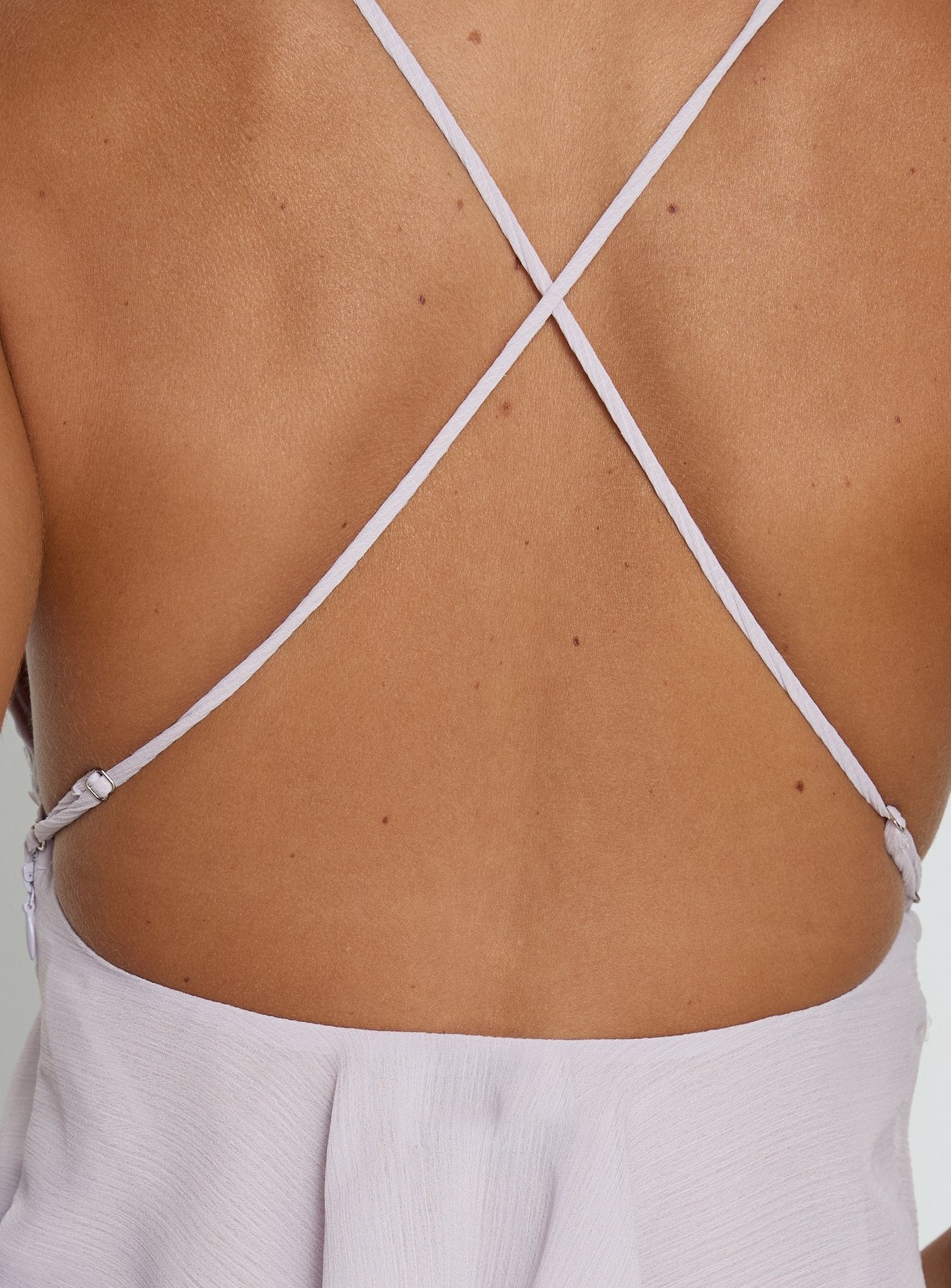 Vinton Button Detail Cami Top Lilac - Image 8