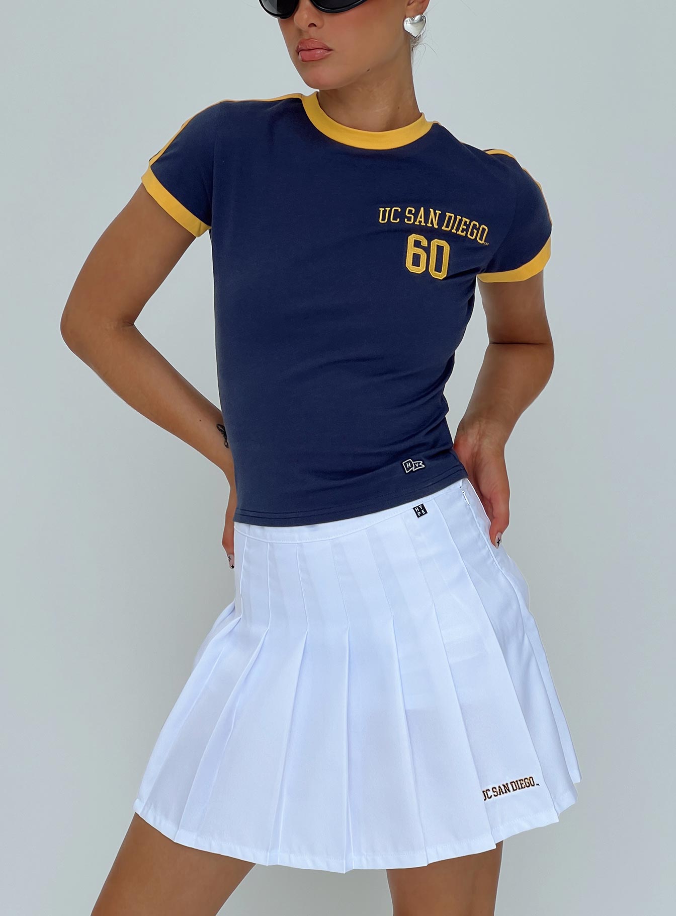 UCSD Tennis Skort White - Image 8
