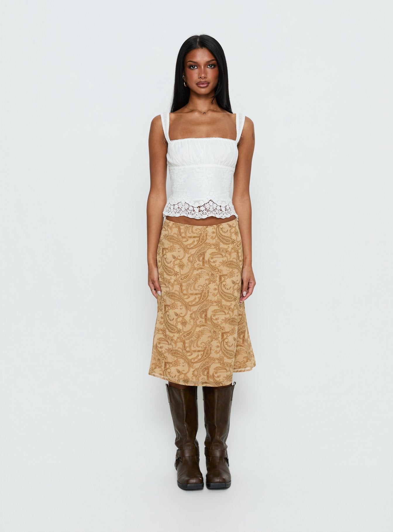 Moses Midi Skirt Paisley - Image 8