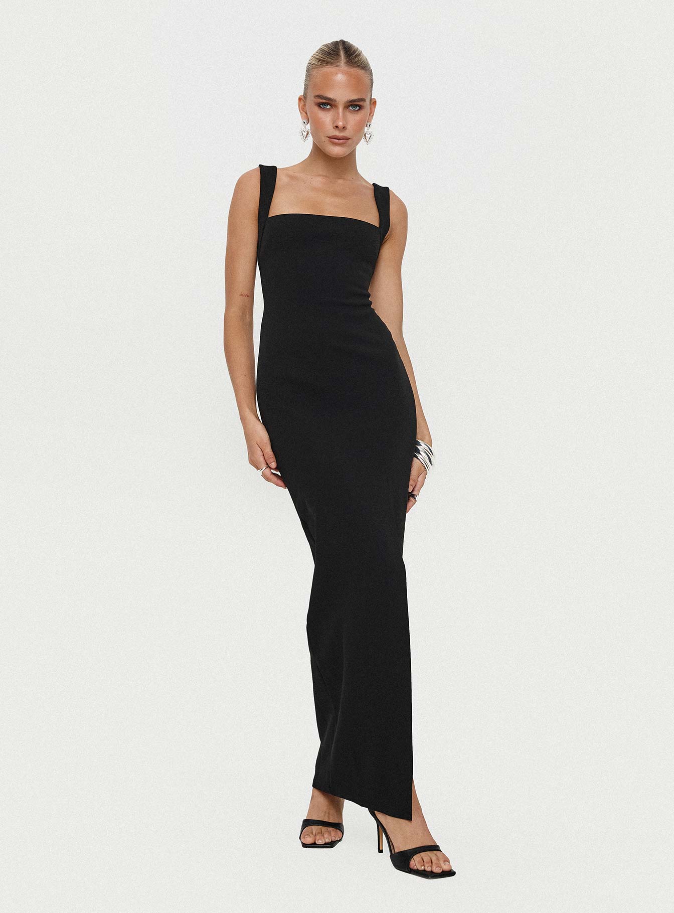 Bombshell Maxi Dress Black Tall - Image 8