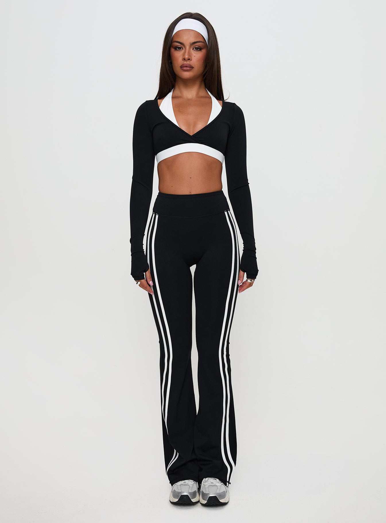 Fast Track Active Flare Pants Black - Image 8