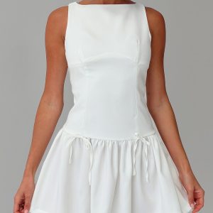 Milienne Mini Dress White