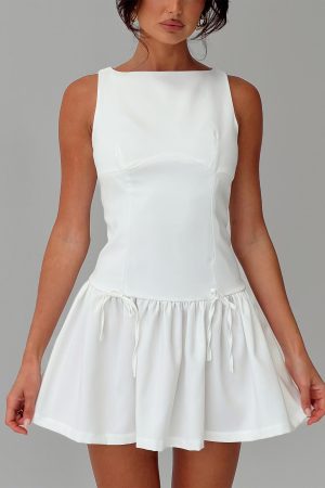 Milienne Mini Dress White