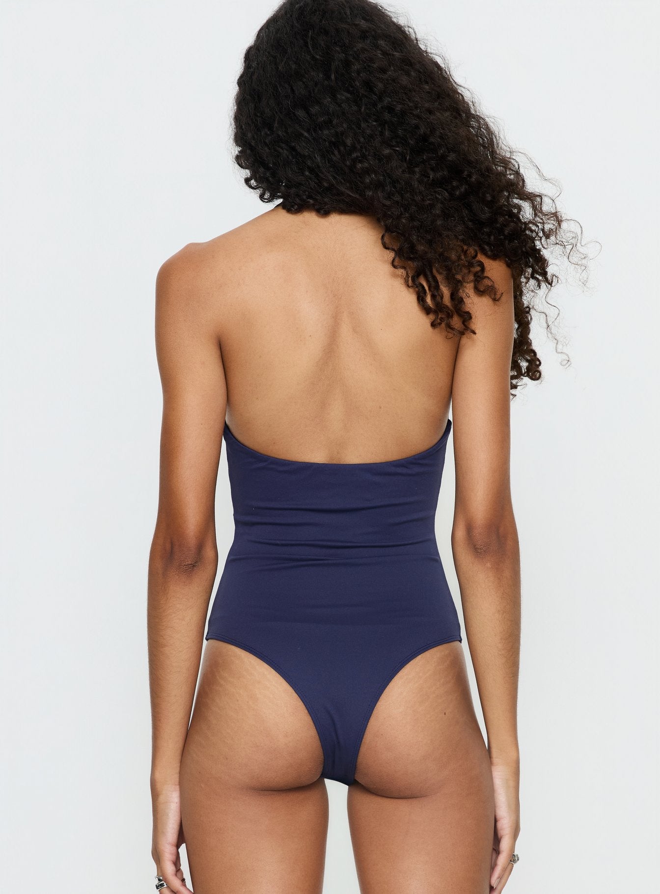 Someone New Halter Bodysuit Navy - Image 9