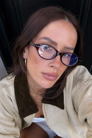 Aguilera Blue Light Glasses Brown