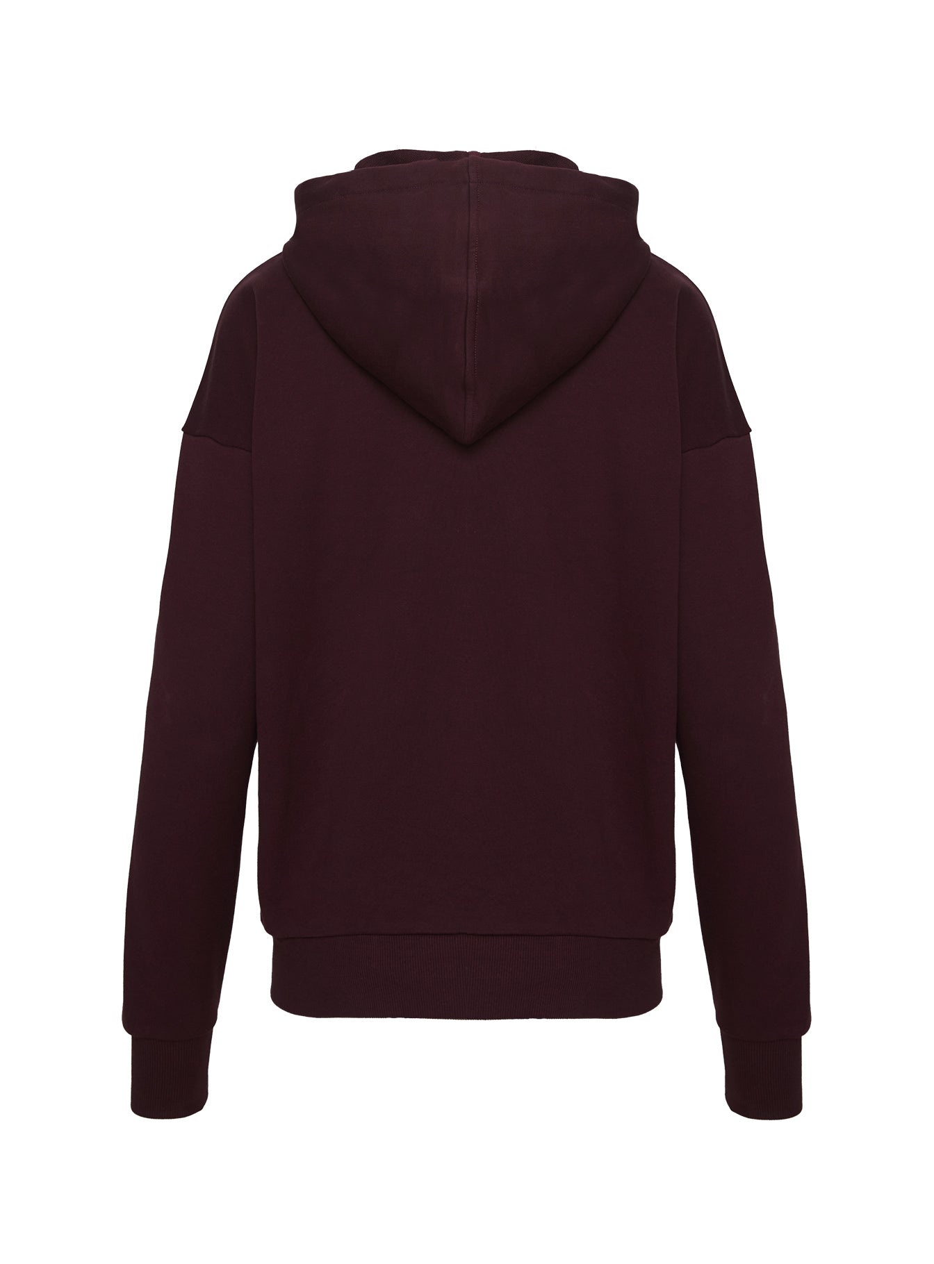 All Day Oversized Hoodie Wine - Image 4