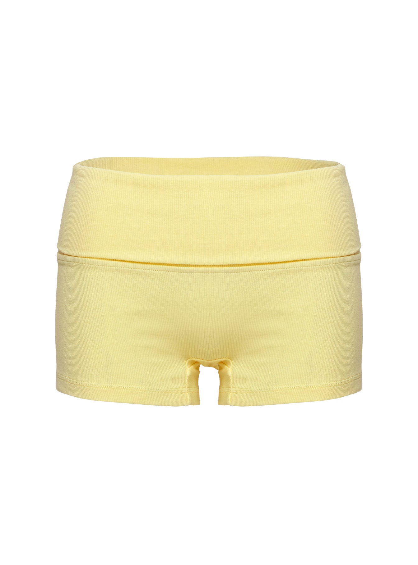 Baseline Low Rise Rib Shorts Yellow - Image 16