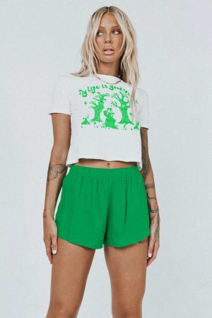 Beach House Shorts Green