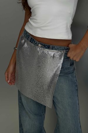 Centre Stage Metallic Sarong Silver