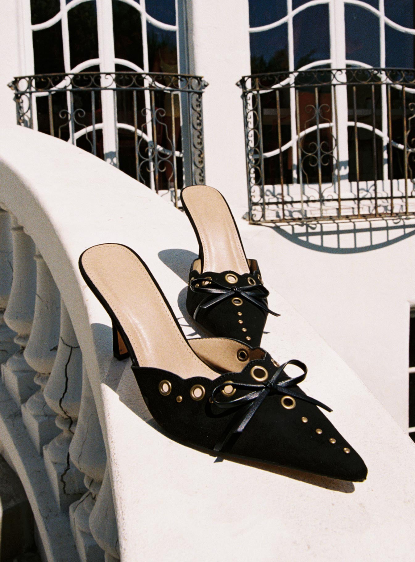 Charisma Pointed Toe Heels Black - Image 7