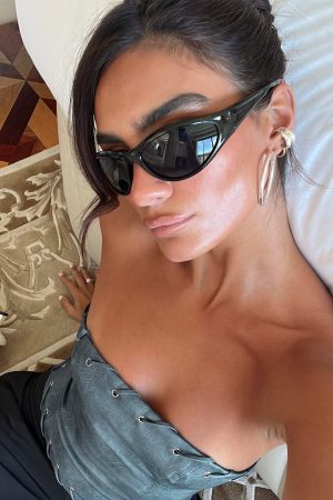 Counterpart Wrap Around Sunglasses Black