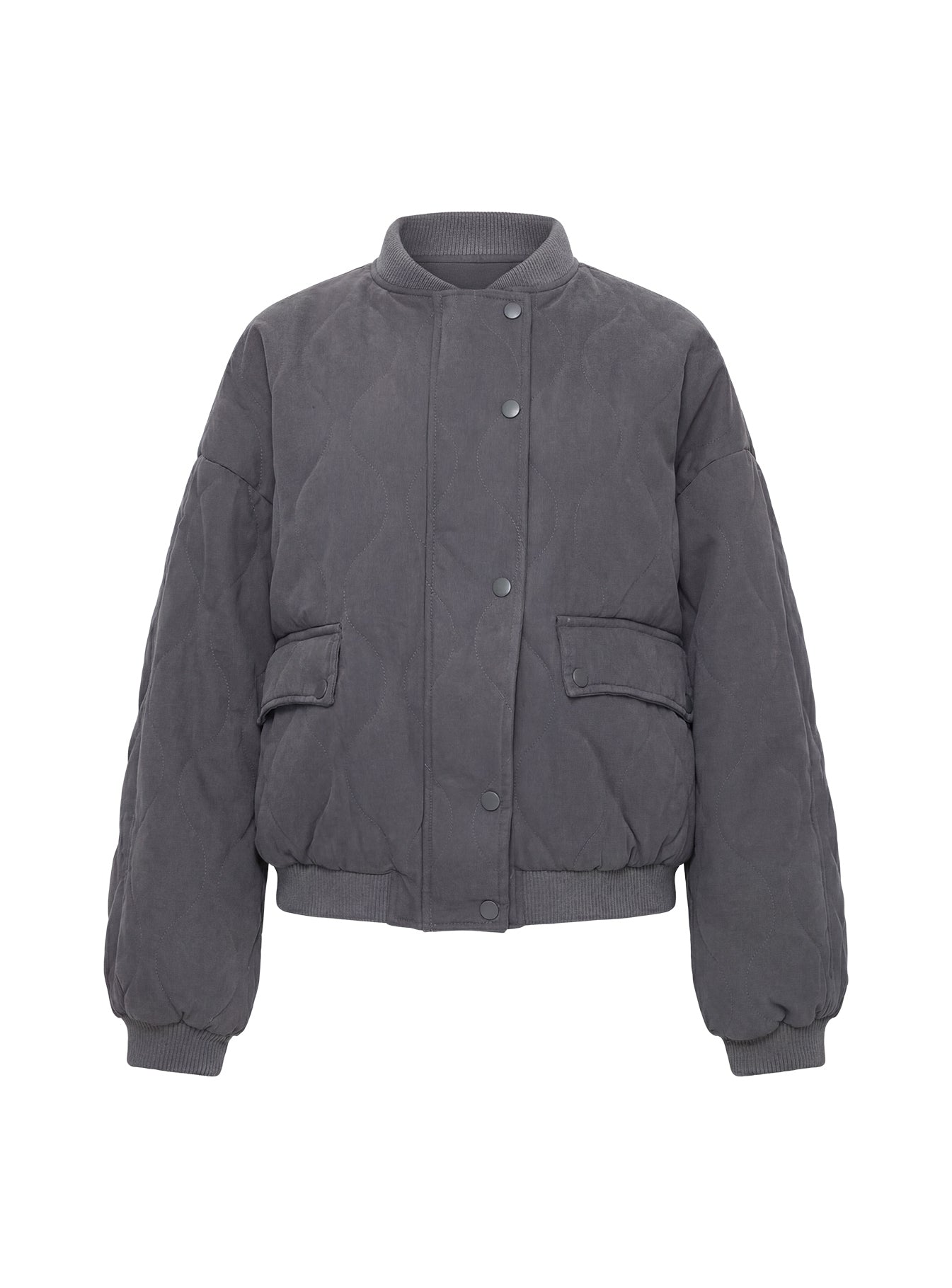 Stick Season Quilted Jacket Grey - Image 11