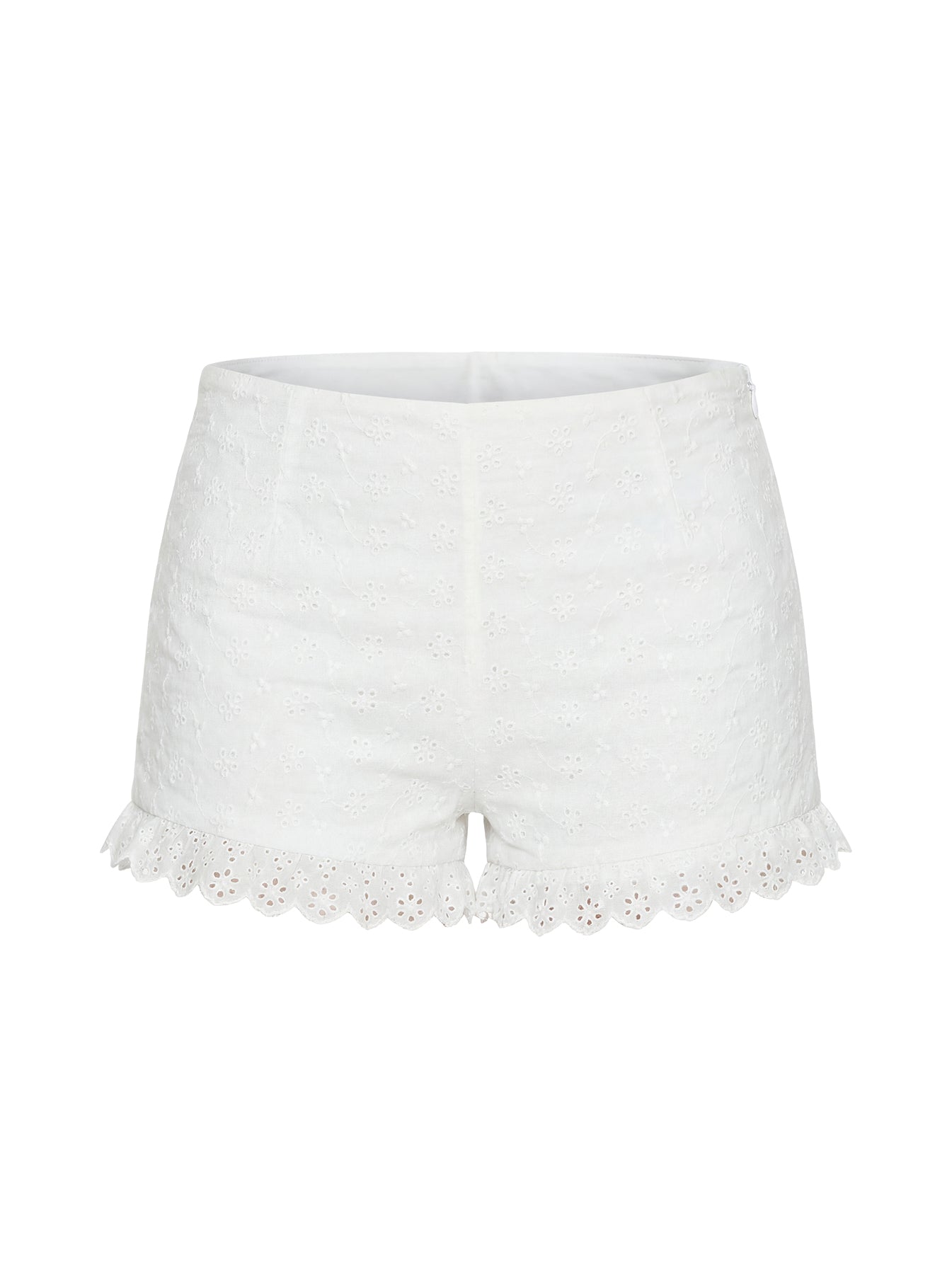 Caily Frill Shorts White - Image 9