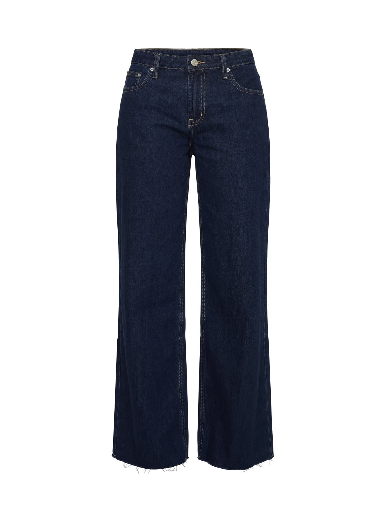 Darla Low Rise Straight Leg Jean Dark Blue Wash - Image 13