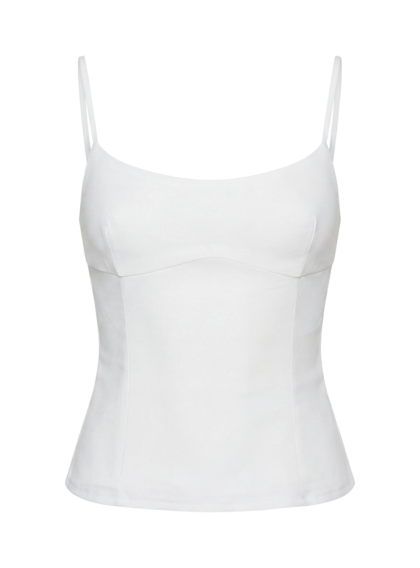 Elanah Structured Cami Top White - Image 9