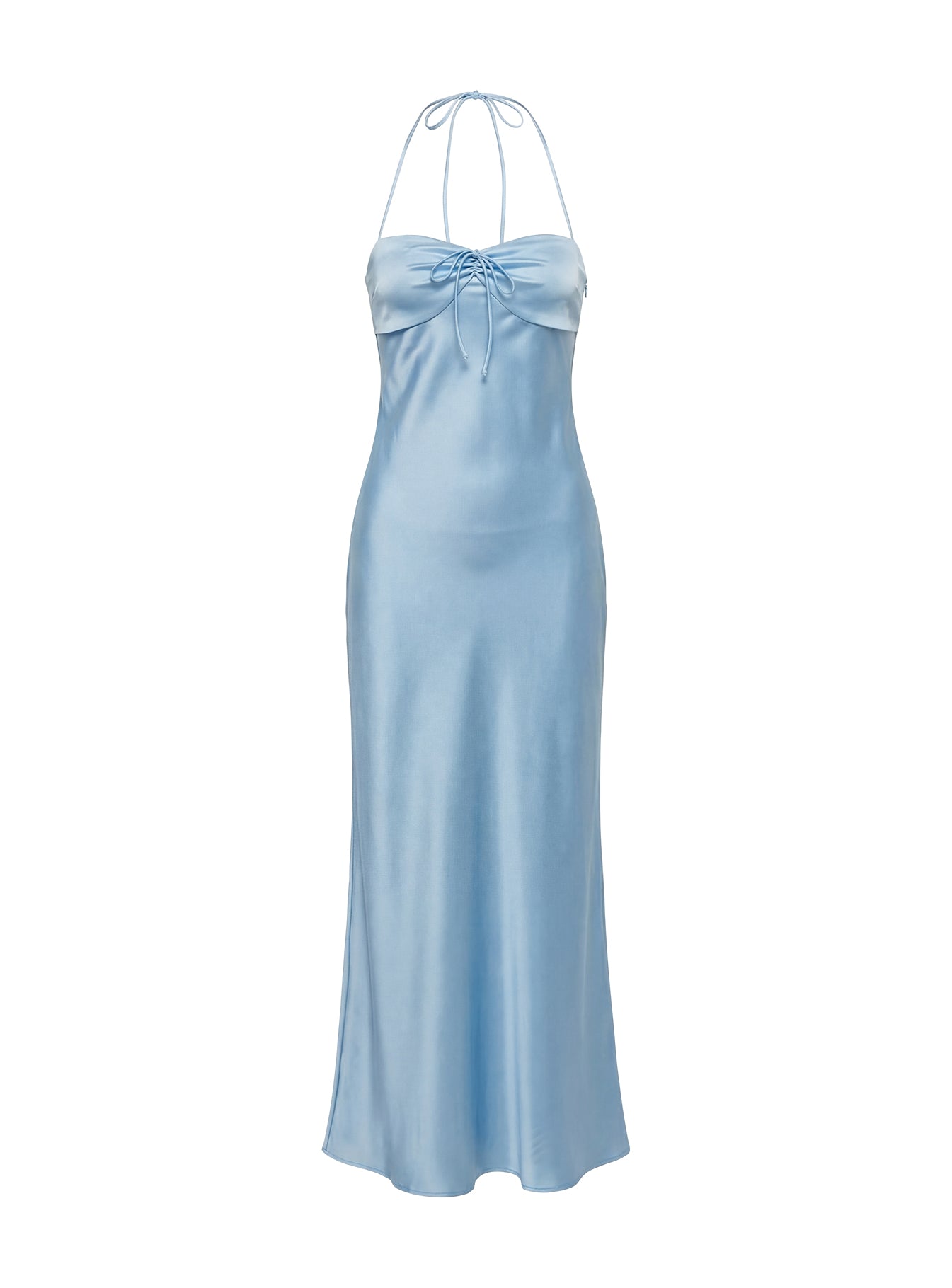 Fireproof Halter Maxi Dress Baby Blue - Image 8