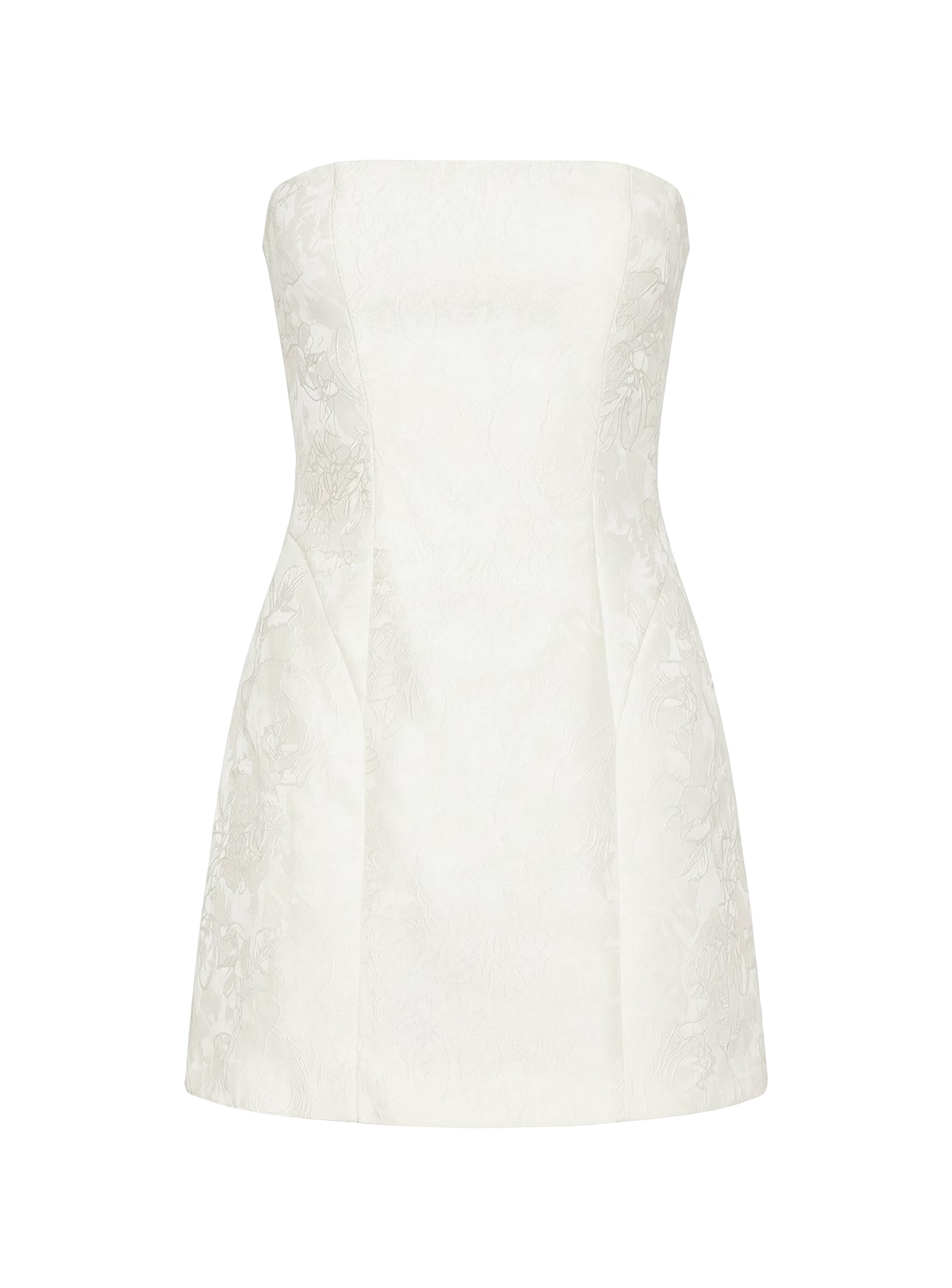 Heaven Sent Strapless Mini Dress White - Image 8