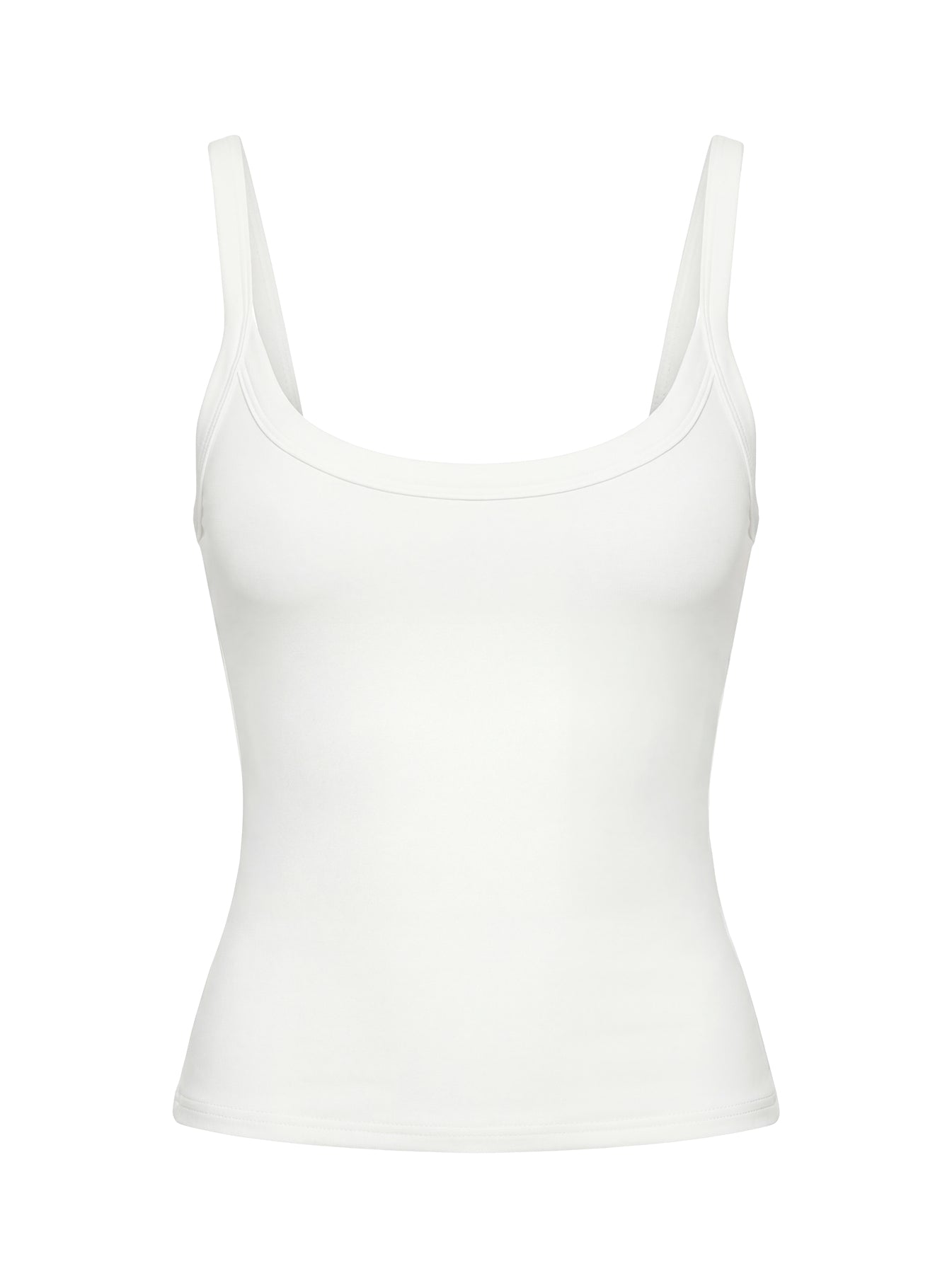 Kasper Cinched Longline Tank Top White - Image 11