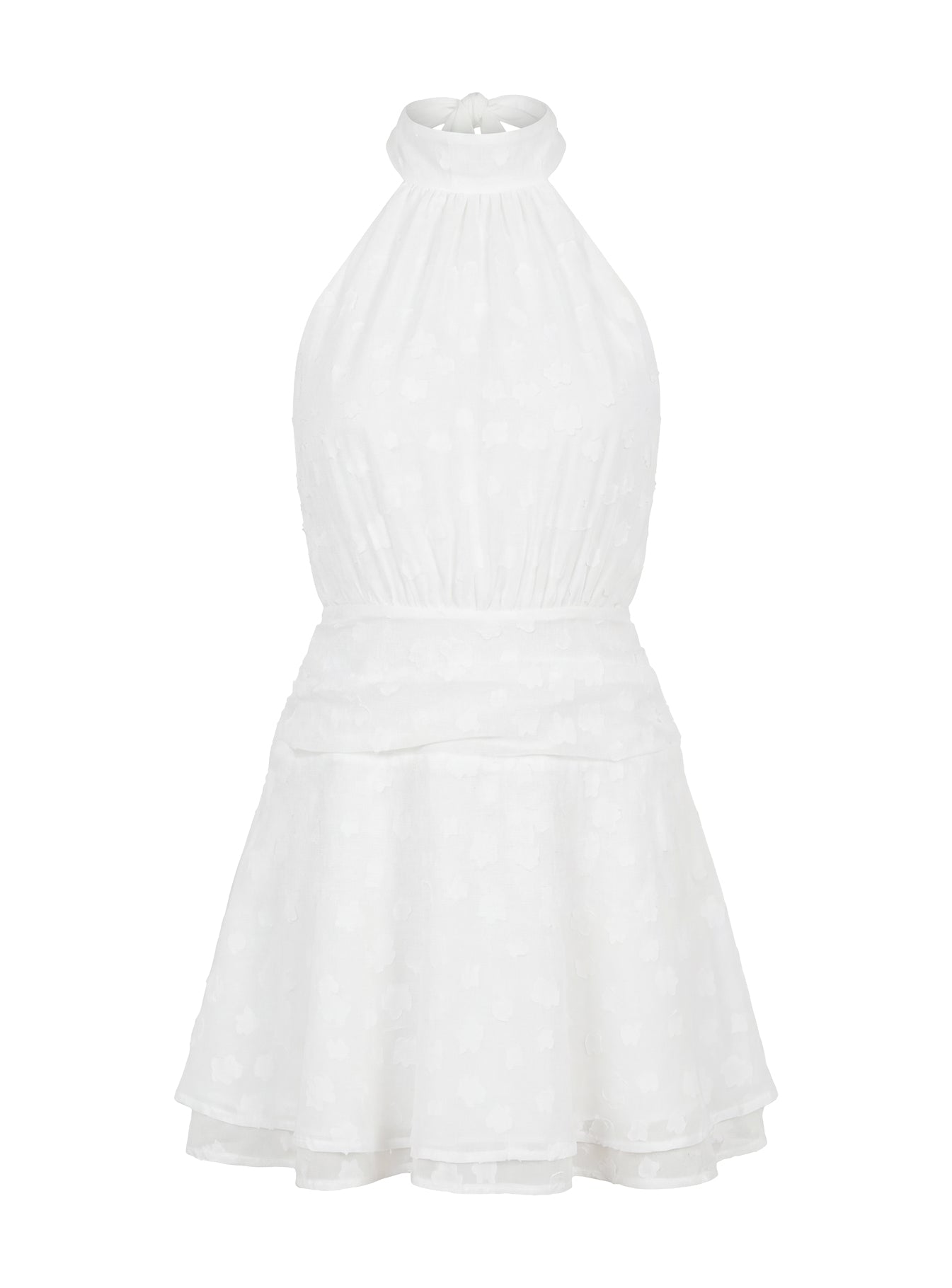 Lucky Ones Halter Mini Dress White - Image 10