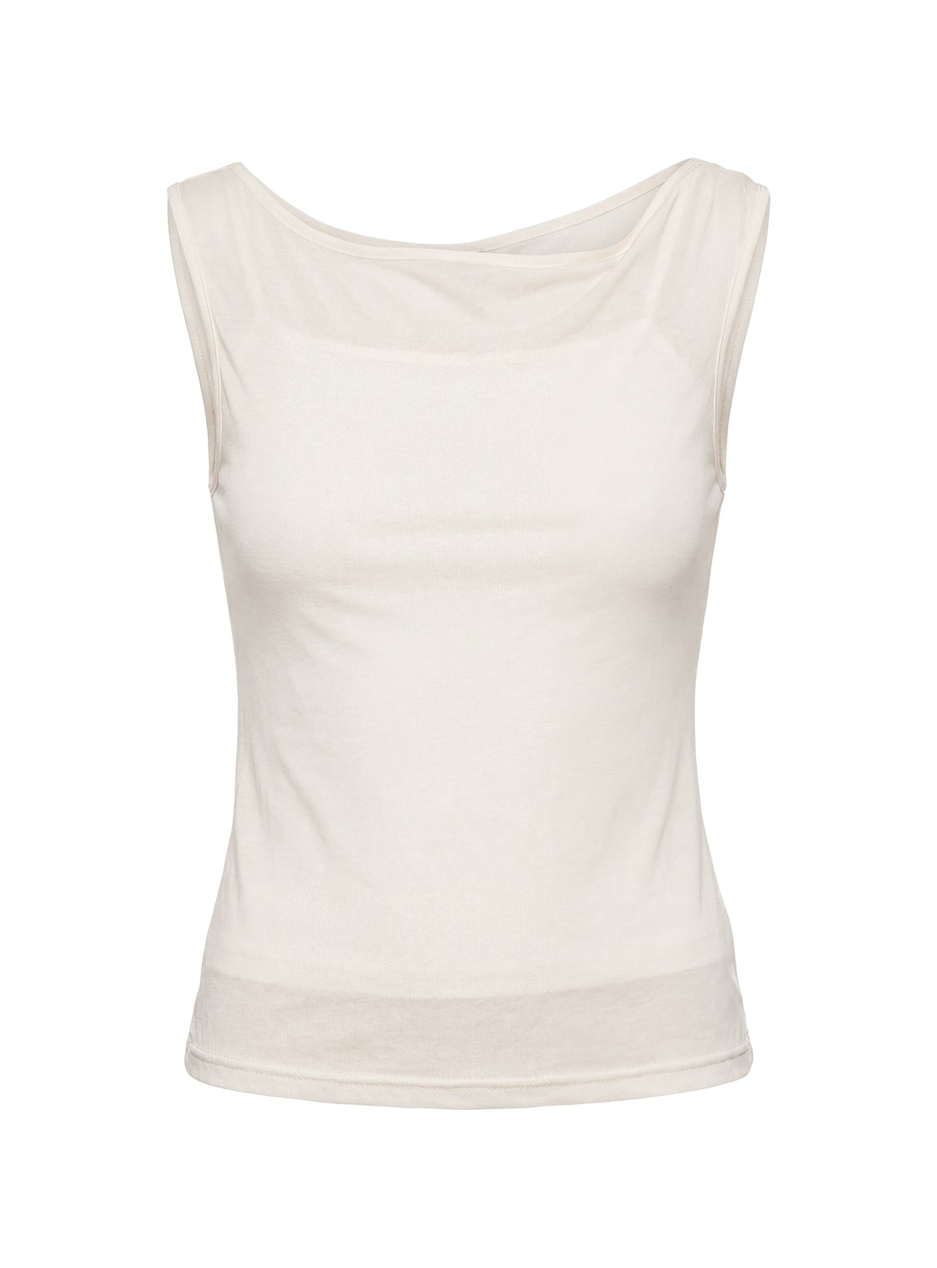 Skaia Layered Sheer Top Cream - Image 12