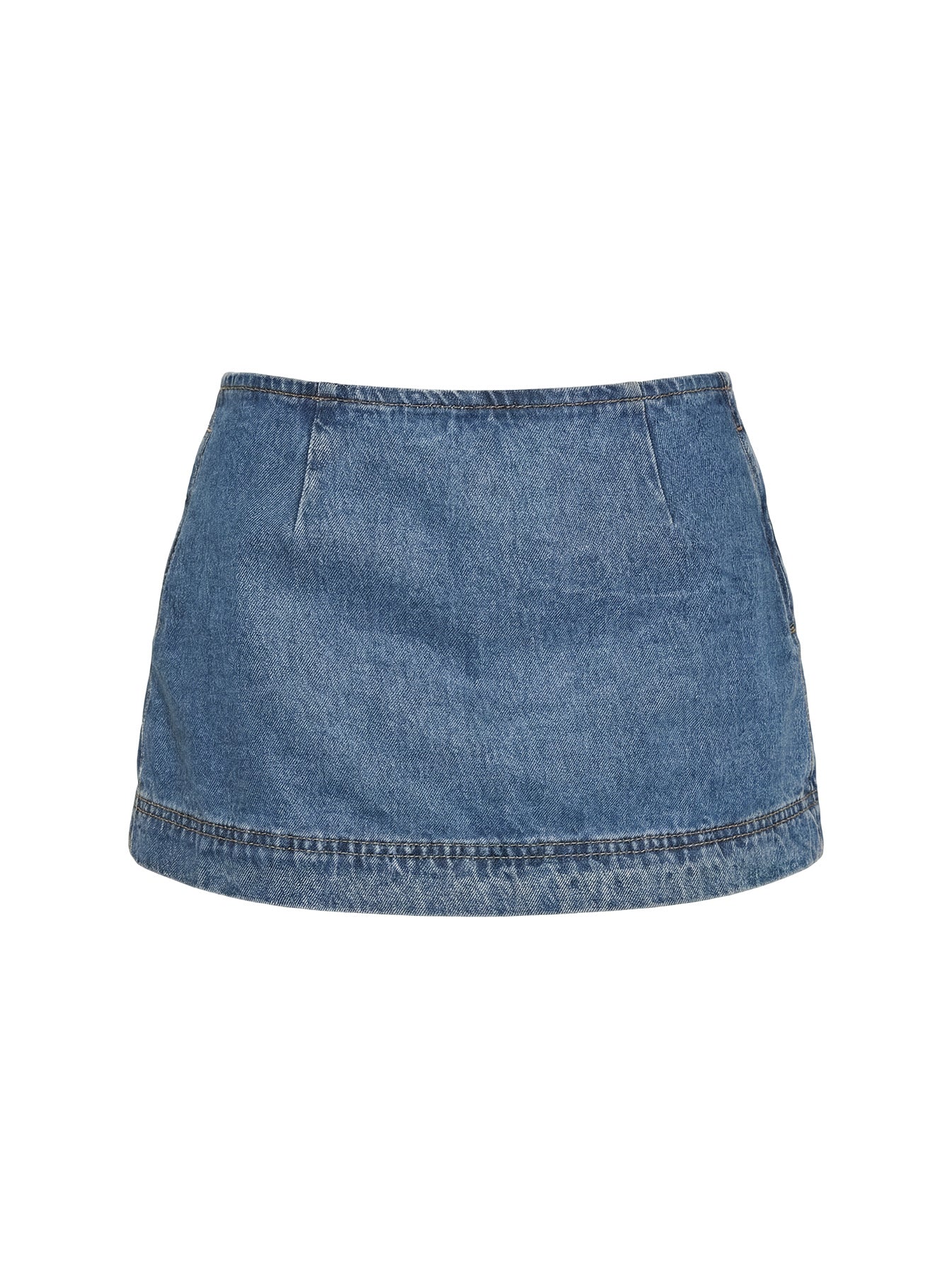 Stefenie Denim Skort Mid Wash - Image 12