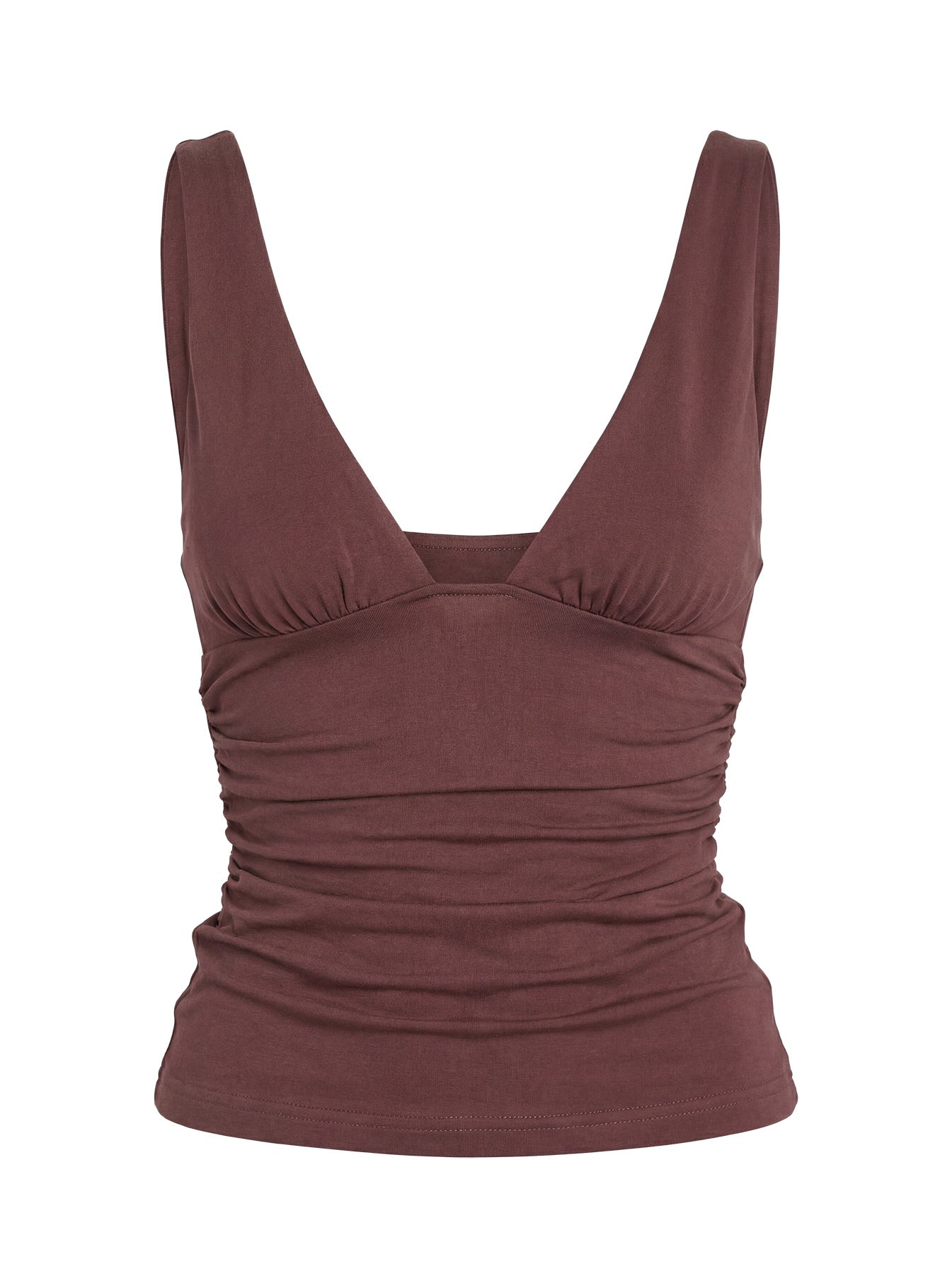 Sublime Ruched Top Brown - Image 11