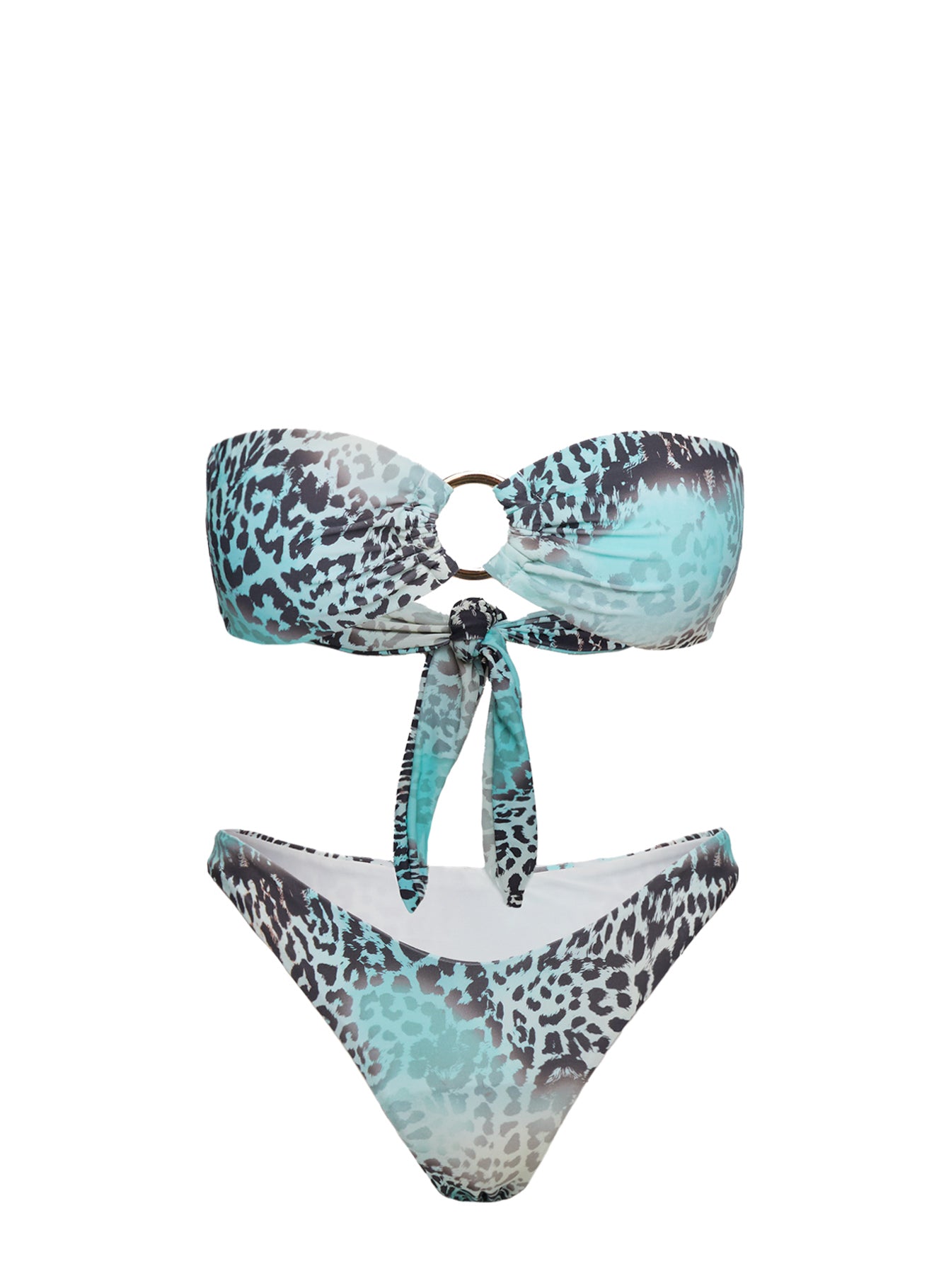 Macs Bandeau Bikini Top Leopard - Image 5
