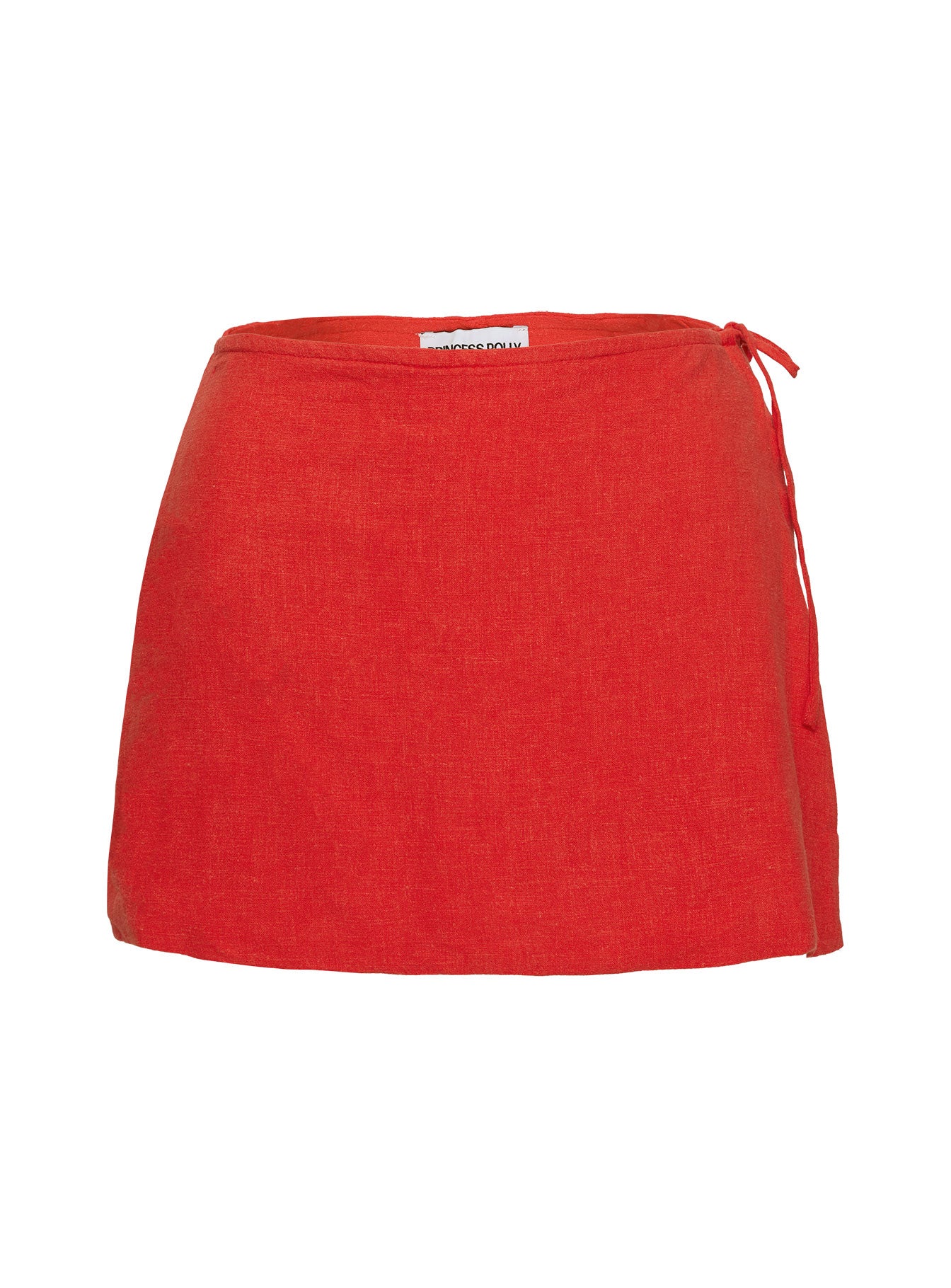 Gulliver Tie Side Mini Skort Red - Image 6