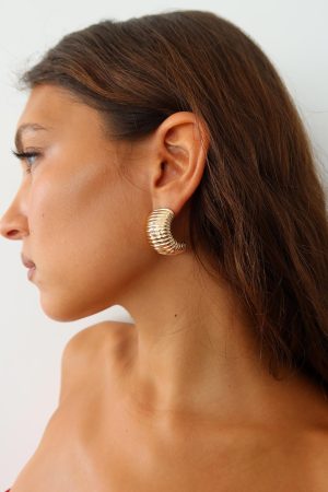 Georgette Earrings Gold