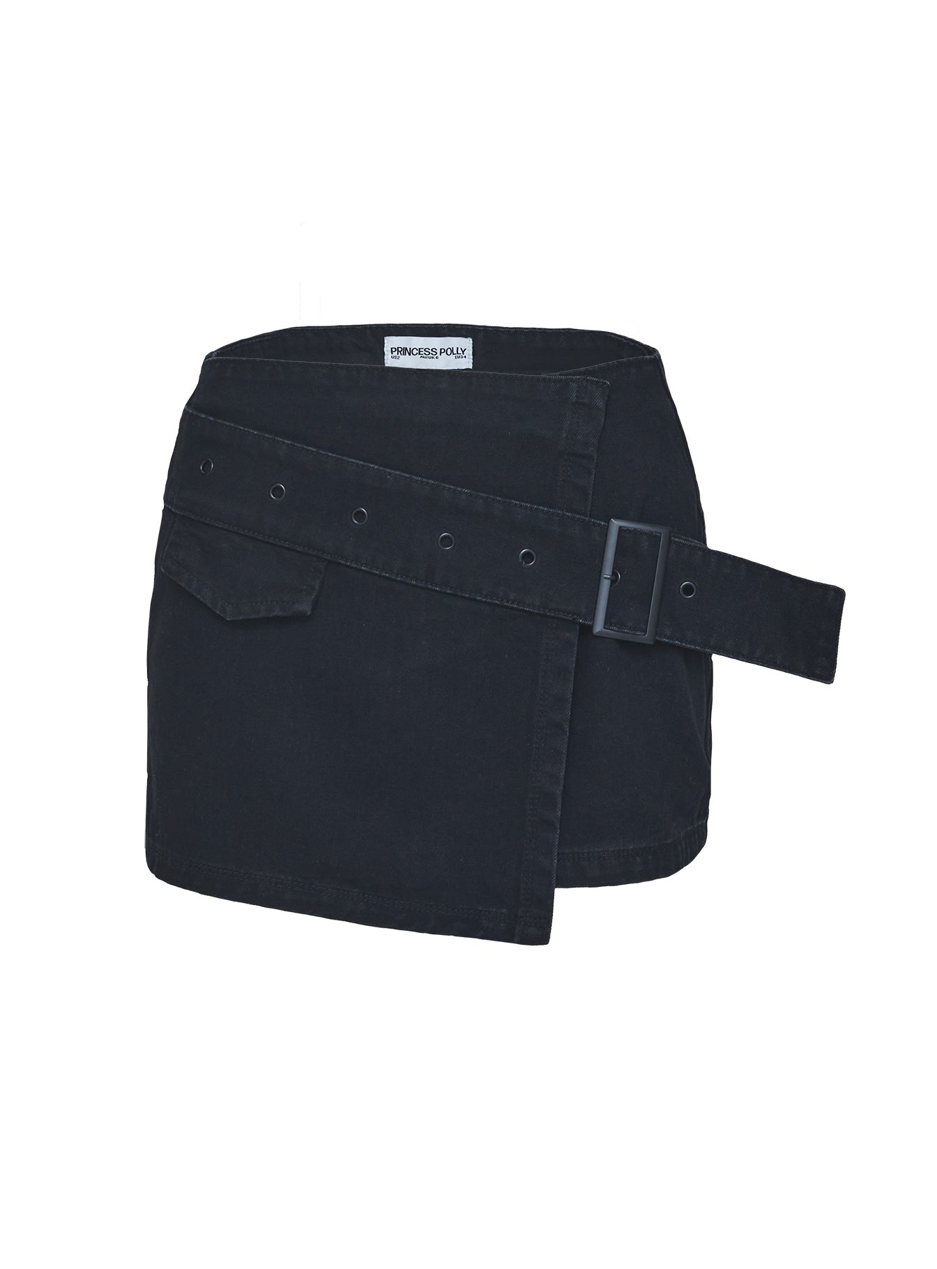 Havenwood Mini Skirt Black Denim - Image 9