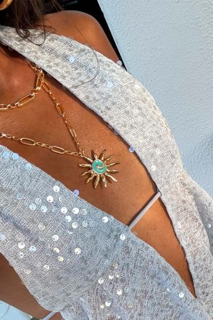 Split The Difference Necklace Pack Gold