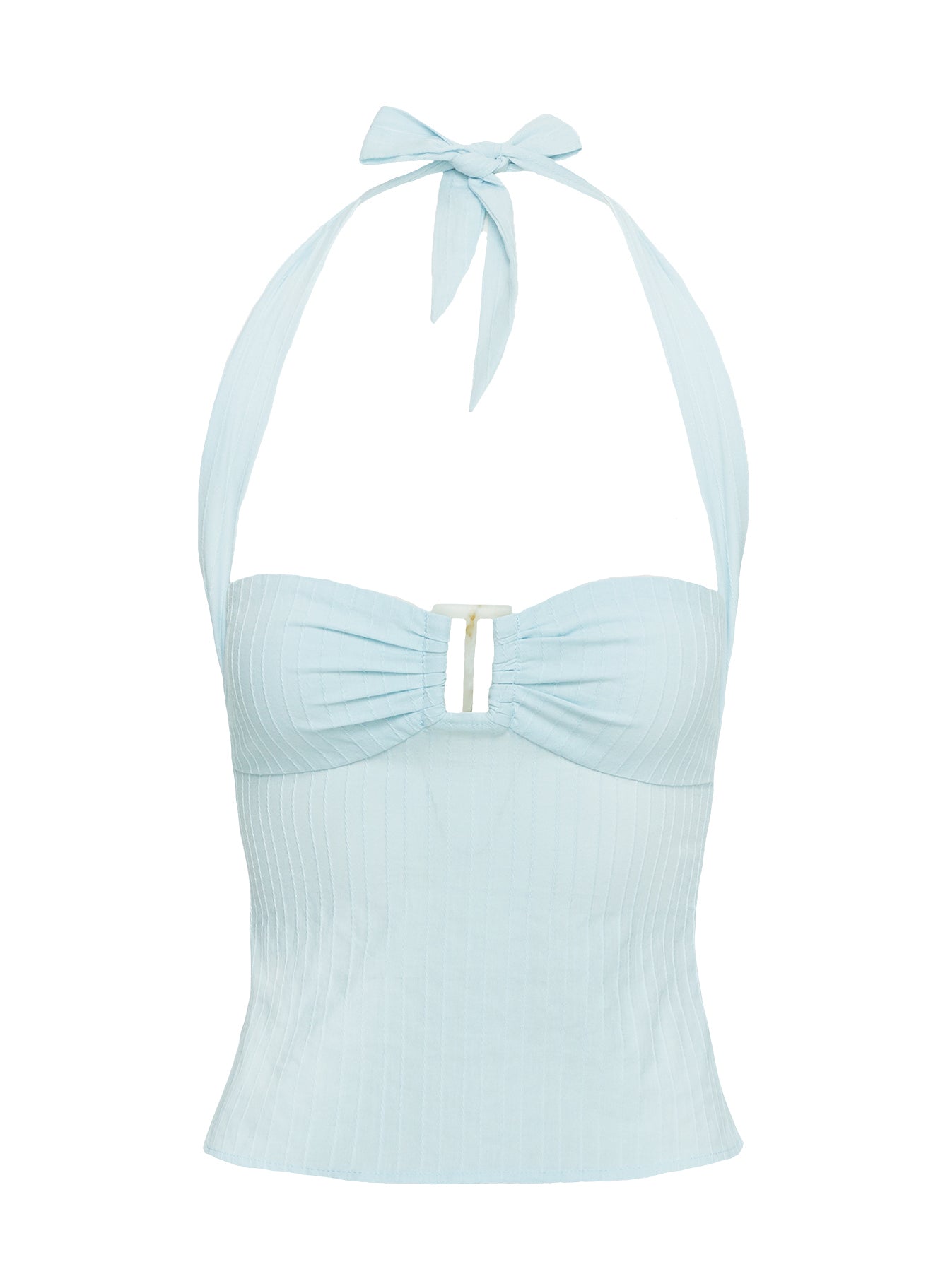 Isabetta Halter Top Aqua - Image 9