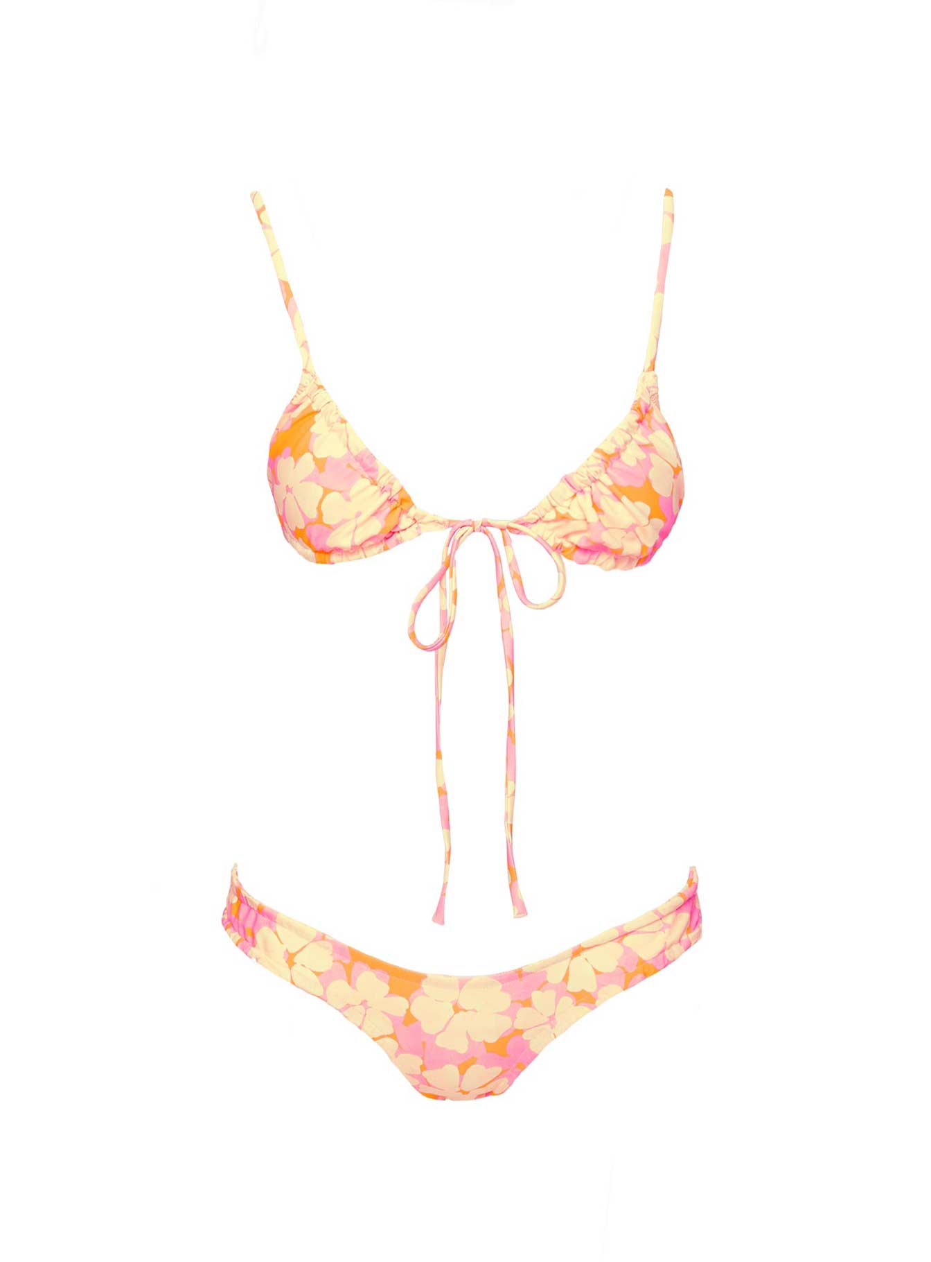 Lelani Ruched Bikini Top Multi Floral - Image 5