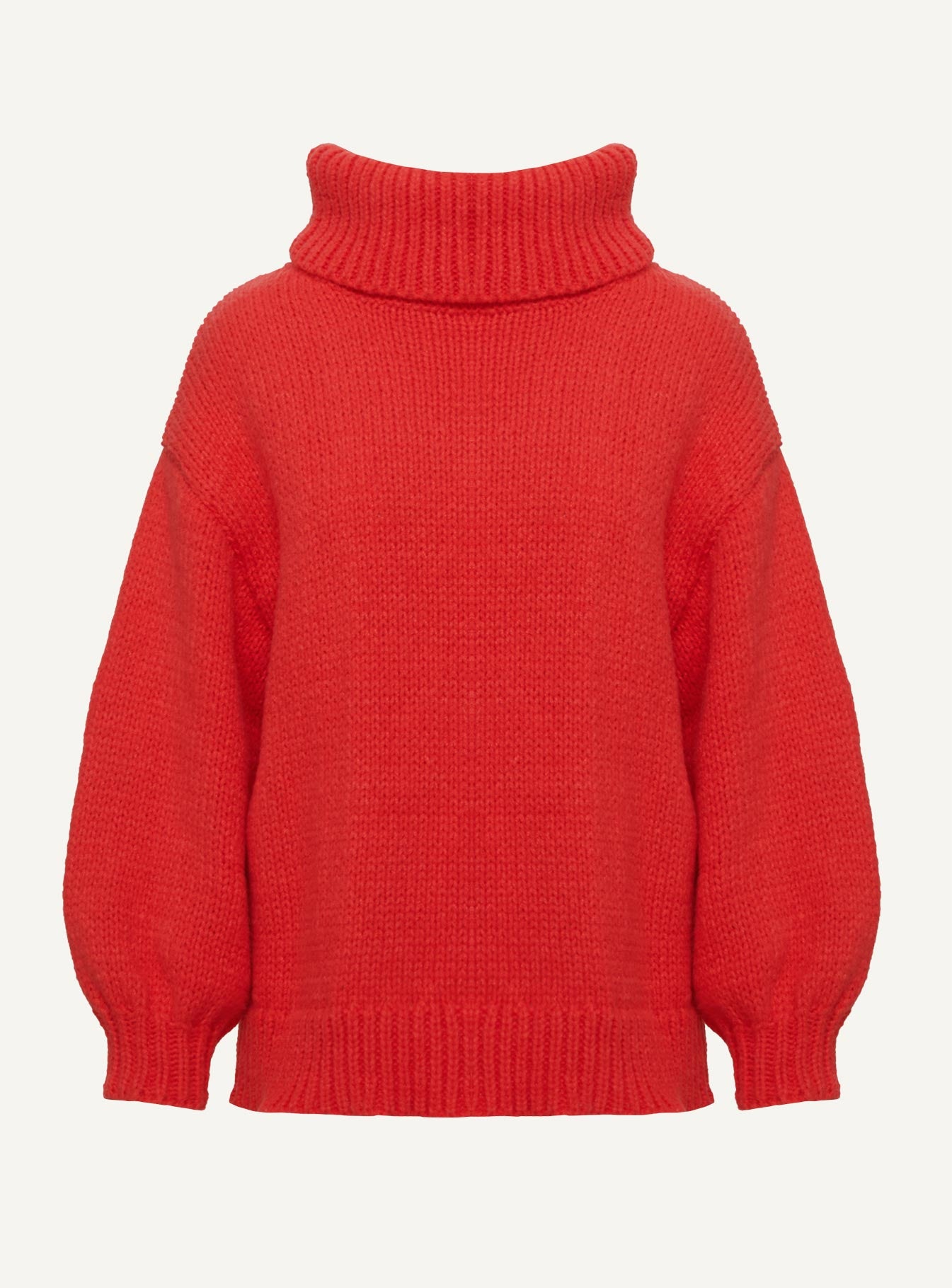 Let Love In Knit Sweater Red - Image 5