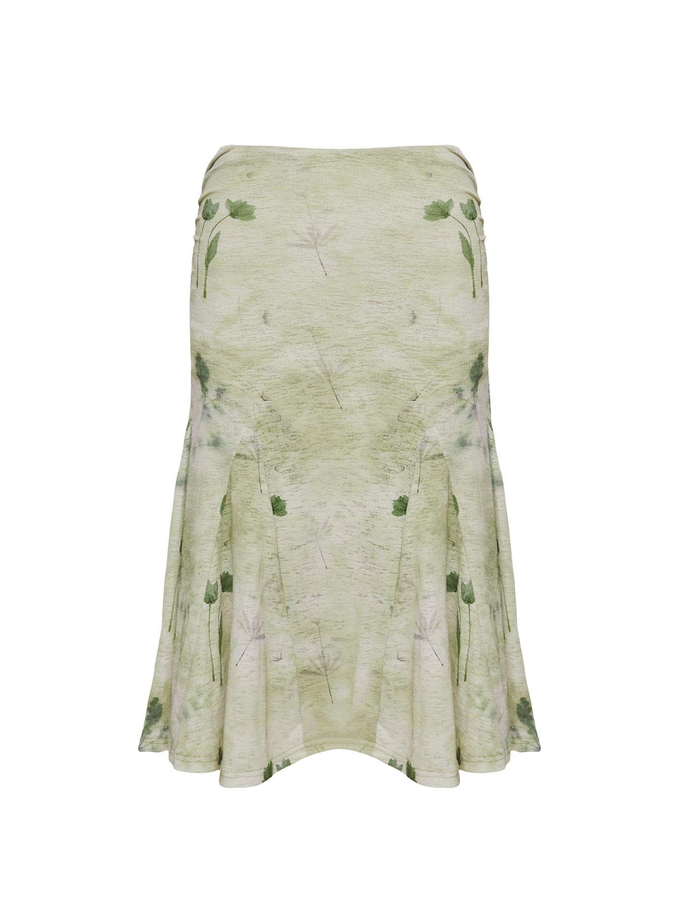 Lewish Low Rise Midi Skirt Green Floral - Image 15