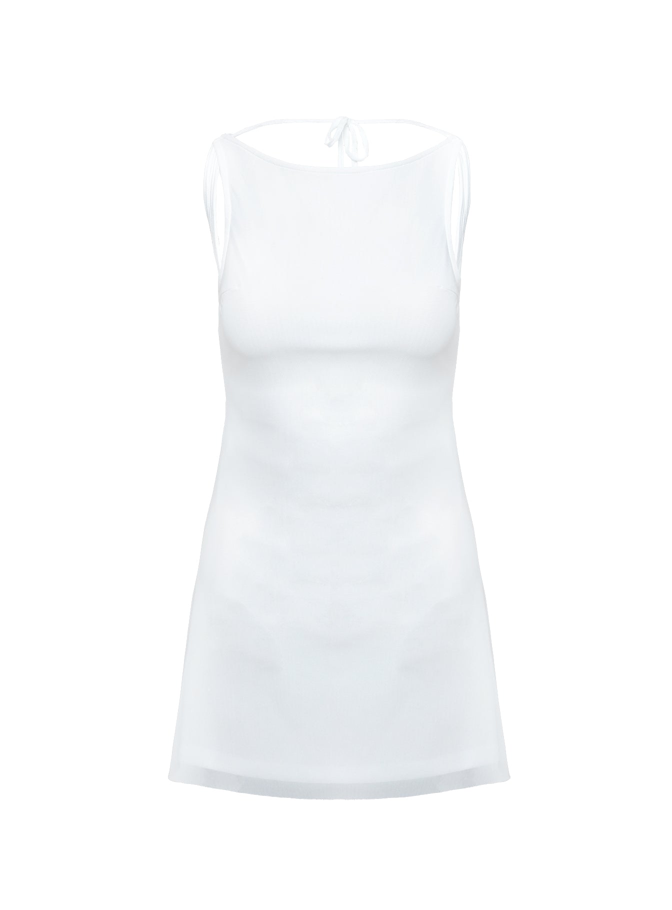 Lukea Sleeveless Mini Dress White - Image 5