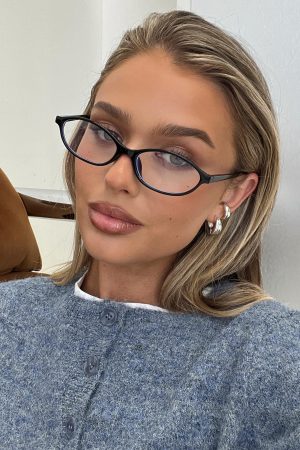 Life Begins Blue Light Glasses Black