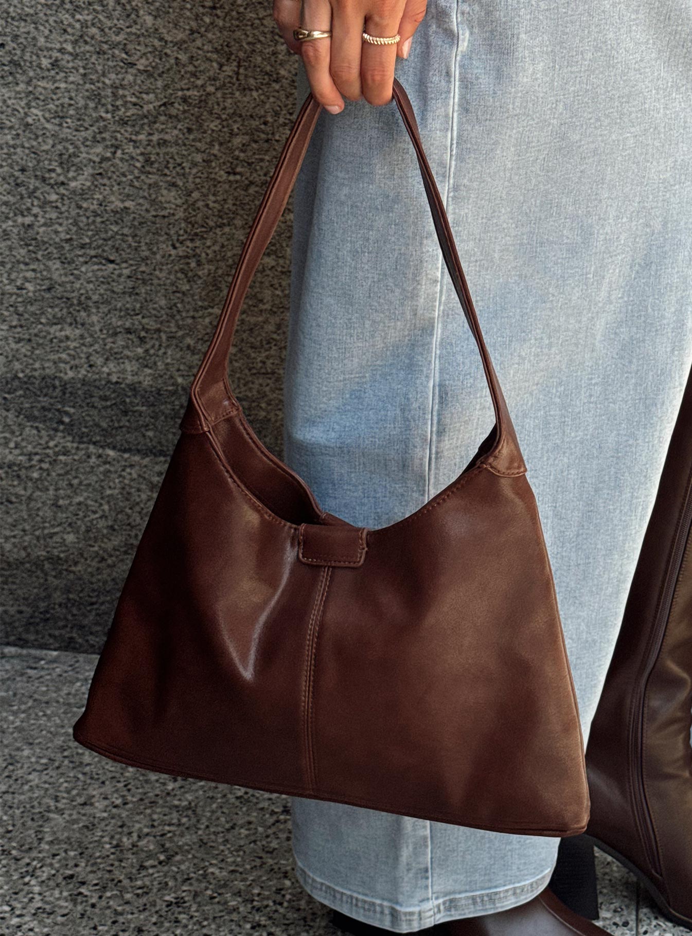Patty Shoulder Bag Brown - Image 5
