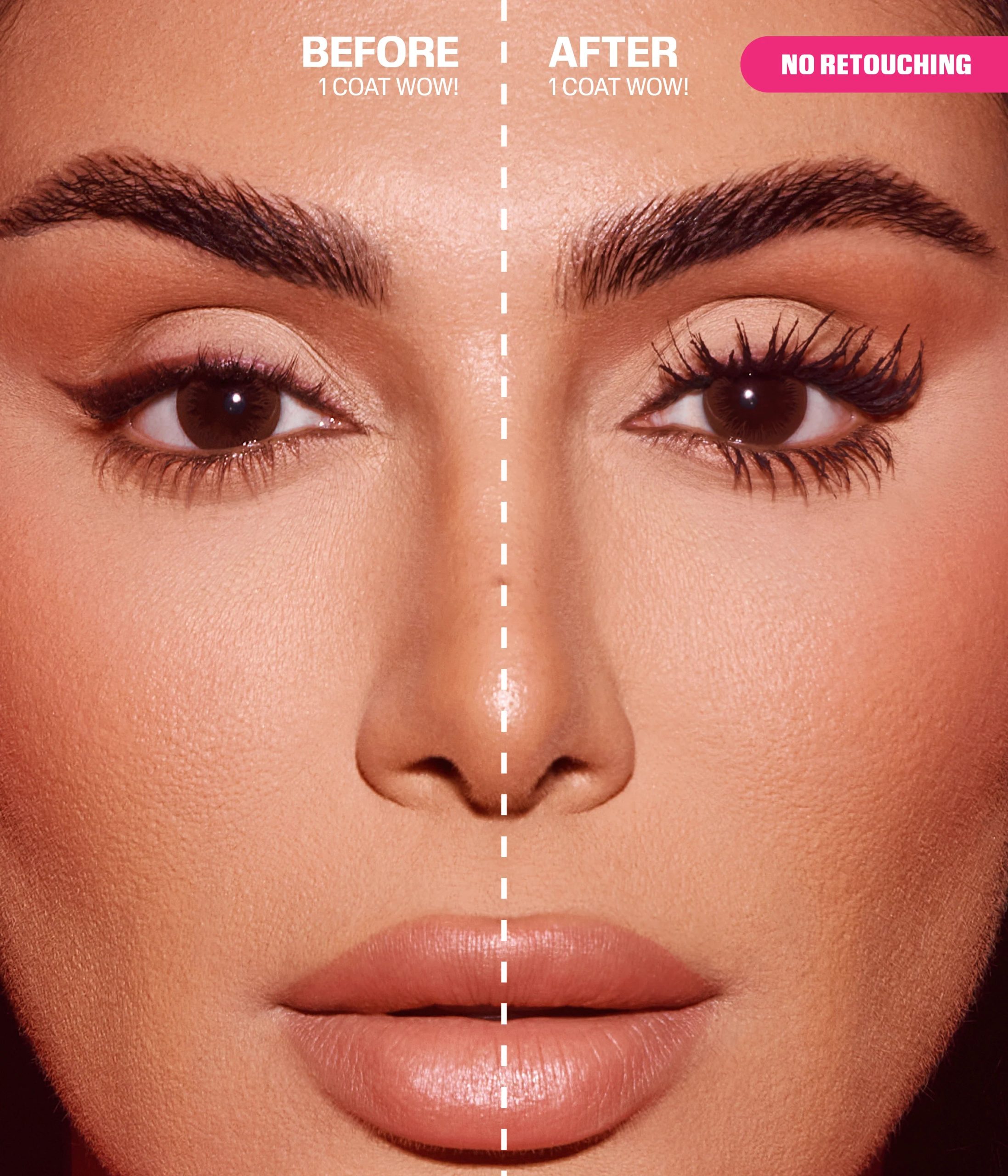 HUDA BEAUTY 1 COAT WOW! Extra Volumizing and Lifting Mascara - Image 3
